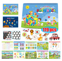 Juguetes de rompecabezas a juego de aprendizaje preescolar, libro de actividades, Sensor de autismo, temas más nuevos, libro ocupado para niños educativos