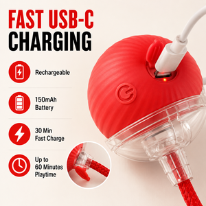 Palla Interattiva Intelligente per <span class=keywords><strong>Gatti</strong></span> con Corda, Ricaricabile USB-C, Rotazione a 360°, Produzione OEM °   Giocattolo Rotante Autonomo per <span class=keywords><strong>Gatti</strong></span> da Interno - Product Image 4
