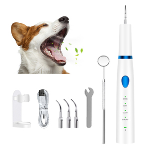 <span class=keywords><strong>Kit</strong></span> de Limpieza Dental Eléctrico Ultrasónico Multifuncional de Acero Inoxidable para Mascotas - Suministros de Limpieza para Mascotas - Resistente al Agua IPX7 - Elimina el Sarro y la Placa - Product Image 1