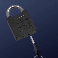 Cadenas sans clé à empreinte digitale avec clavier biométrique pour casier d'étudiant, campus scolaire, dortoir, salle de sport, antivol