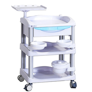 Wholesale beauty salon <b>trolleys</b>, beauty <b>trolleys</b> with drawers, plastic instrument and <b>tool</b> carts, storage racks - Product Image 2