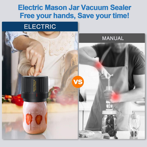Machine de mise sous vide automatique électrique USB portable pour bocaux Mason, idéale pour la conservation des aliments à la maison et en camping-car (modèle 2026) - Product Image 2