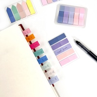 Blocs de notes adhésifs transparents, blocs de notes autocollants imperméables, notes adhésives translucides pour annoter les livres