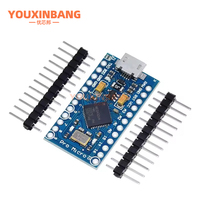 Pro Micro utiliza el microcontrolador Atmega32U4 con su propio programa de actualización USB, placa de desarrollo de microcontrolador de 5V/16M