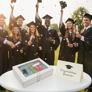 Boîte cadeau élégante avec couvercles transparents, boîtes à cadeaux avec étiquettes en ficelle pour mariage, anniversaire, boîtes blanches pour cadeaux, anniversaire blanc - Product Image 4