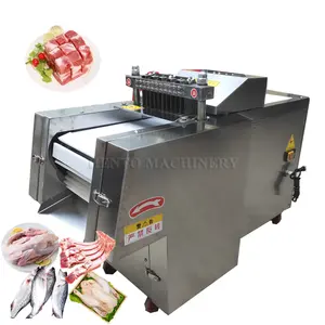 High Quality Whole Chicken Meat Cuber Machine / Chopping Board Type Meat Cube Cutter / Pork Beef Meat Cube Cutting Machine