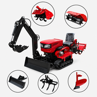 Traktor Tipe Crawler/Roda, Mesin Pertanian, Peralatan Bulldozer, Mini Crawler Cultivator Traktor untuk Dijual