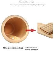 Paille en bambou jetable pour thé à bulles et smoothies biodégradable réutilisable 8mm 12mm 3mm pailles jetables pour voyage à domicile