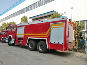 Camion de lutte contre l'incendie à mousse d'eau HOWO 12CBM 6x4 pour les opérations de sauvetage incendie et les interventions d'urgence industrielles - Product Image 3