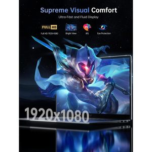 Kaigerr Laptop Computer 15.6 Inch 1080P IPS <b>16GB</b> RAM 512GB SSD Metal Shell With Webcam For Personal Use - Product Image 3