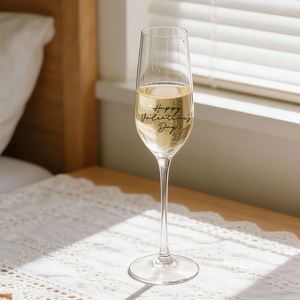 Flûtes à champagne jetables en plastique transparent de 5,5 oz avec logo personnalisé, verres à vin, gobelets pour les célébrations de mariage, les fêtes de remise de diplômes - Product Image 4