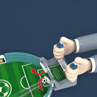 Mini Baby-foot de Table, Jeu de Football de Bureau Interactif, Jouets de Sport pour Enfants et Adultes, Idéal pour les Fêtes en Famille