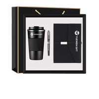 Ensemble cadeau d'entreprise promotionnel, logo personnalisé, carnet en cuir A5 de luxe avec stylo, cadeaux d'entreprise en gros