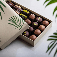 Boîtes d'emballage de dattes personnalisables haut de gamme Design élégant pour les emballages de dattes et de fruits secs