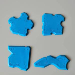 Raspador de sellado de juntas de cuatro piezas para conexiones de fregaderos de cocina y baño - Herramienta para sellar, limpiar y organizar adhesivos - Product Image 4