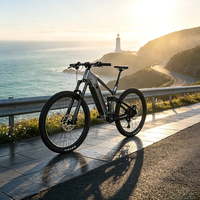 Vélo de montagne électrique Cyctrac Em10 en aluminium, 48V 750W, moteur central Bafang M560, suspension intégrale, 12 vitesses