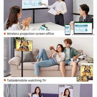 Téléviseur intelligent portable Android 10 LCD 32 pouces Full HD 1080p avec rétroéclairage LED, boîtier blanc, alimentation 12V, écran tactile, 60Hz, pour usage domestique