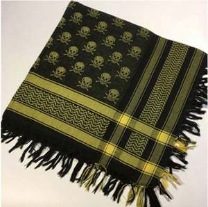 Pañuelos Árabes Cortavientos con Calaveras, Shemagh Musulmán, Hiyab Táctico del Desierto, Pañuelo Multifunción 100% Algodón - Product Image 4