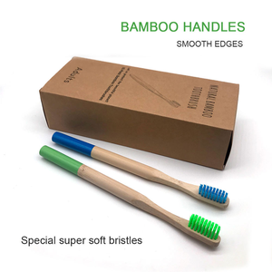 Cepillo de Dientes Redondo con Mango Nano, Cerdas <span class=keywords><strong>NanoSoft</strong></span> Ecológicas, Cepillo de Dientes de Bambú OEM con Empaque y Logotipo Personalizados - Product Image 2