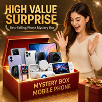 Boîte mystère électronique avancée mondiale débloquée, Smartphone 4G double SIM, 6 Go de RAM, 128 Go de ROM, couleur aléatoire, surprise du Nouvel An