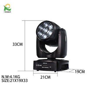 Redsun 7*25W Rgbw Led Stage Light Luzes <span class=keywords><strong>De</strong></span> Palco Pour Disco Party Club Bar Rgbw Zoom Moving Head Lights - Product Image 3