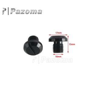 Agujero de espejo retrovisor para motocicleta, tapa de tapón, Tornillos, pernos, rosca para Yamaha MT07, trazador de motocicleta, <span class=keywords><strong>CB1000R</strong></span>, 1, 2 unidades - Product Image 2