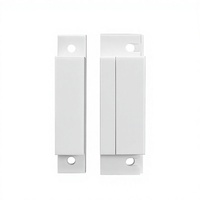 Capteur de contact magnétique filaire pour porte et fenêtre avec boîtier ABS, interrupteur NC pour système d'alarme de sécurité anti-intrusion