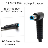 Adaptateur secteur 65W pour ordinateur portable HP Pavilion 15-p000 15-n000 15-f000, chargeur 19,5V 3,33A, alimentation à embout bleu 4,5mm