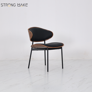 Mid Century Modern Hotel Asientos Suministros Interior bar <span class=keywords><strong>Mostrador</strong></span> Cafetería Café Mesas y sillas <span class=keywords><strong>de</strong></span> <span class=keywords><strong>madera</strong></span> Set para restaurante - Product Image 3