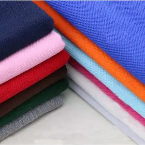 RTS Good Price 32S Single Pique Cotton Fabric For Polo T Shirt