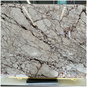 แผ่นหินอ่อนสีชมพู Calacatta Rosso ขัดเงาสำหรับปูพื้นห้องน้ำ ห้องครัว และเคาน์เตอร์ในโรงแรมหรูและบ้านพักตากอากาศระดับไฮเอนด์ - Product Image 1