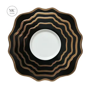 China fornecedor OEM carregador placa louça cerâmica porcelana jogo de jantar