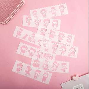 Groothandel Tijdschrift Stencilbladen Op Maat Sjabloon Plastic Stencils Set Voor Kinderen Diy Tekenen En Schilderen - Product Image 4