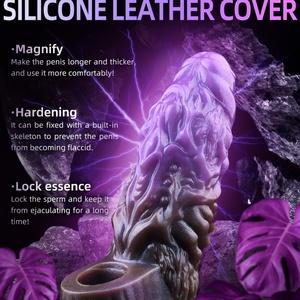 Condón de Silicona SHAZ para Retrasar la Eyaculación, Funda Reutilizable para Pene, Agrandador de Pene, Estimulador Sexual para Parejas, Juguetes Sexuales para Hombres - Product Image 3