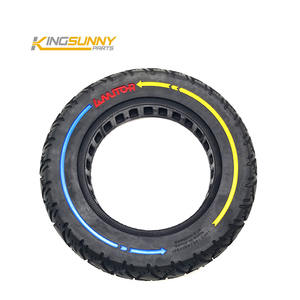 Pièces de trottinette électrique : Pneu plein alvéolé 10*2.125 pour M365, Ninebot F20, Inokim OX – Roue en caoutchouc anti-crevaison - Product Image 2