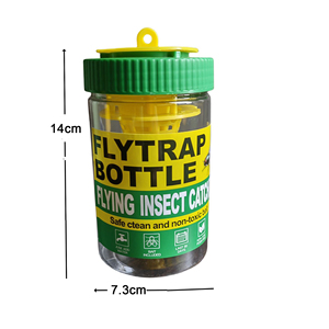 Bouteille piège à mouches des fruits jetable en plastique écologique pour la ferme et le jardin, dispositif de capture des guêpes - Vente en gros - Product Image 4