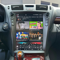 Écran tactile vertical 13 pouces Android Carplay Navi Radio pour Lexus LS 460 LS460 2007 - 2011 2012 Stereo Head Unite Remplacement
