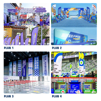 Drapeau de tous les pays 3x5 pieds, imprimé découpé, avec mât en aluminium pour activités, fanions personnalisés
