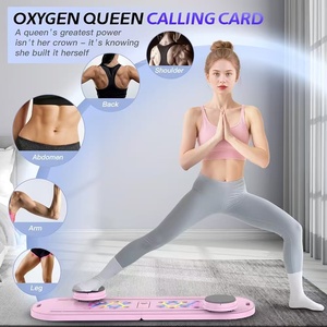 Nhà Máy Giá Xách Tay 6-Trong-1 Đa Chức Năng <span class=keywords><strong>Pilates</strong></span> Hội Đồng Quản Trị Cho Push-Up Bụng Cuộn Đào Tạo AB Bánh Xe Con Lăn Cơ Thể Tập Thể Dục - Product Image 3