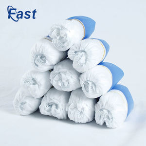 Couvre-chaussures jetables médicaux bleus imperméables à l'eau de pluie stériles antidérapants intérieurs et extérieurs Couvre-chaussures longs - Product Image 3