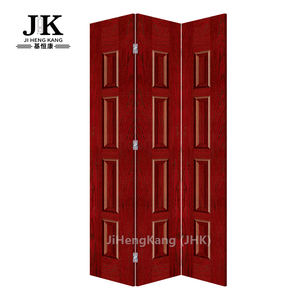 JHK-B08 Geluiddichte Interne Vouwen Deuren Groothandel Hout Interieur Bifold Deuren Witte Primer <span class=keywords><strong>Back</strong></span> Deur Swing Mdf Hotel Rustieke - Product Image 1