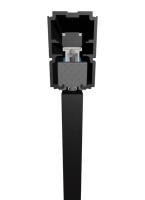 Porte coulissante automatique en verre en alliage d'aluminium moderne pour entrée d'hôtel, usage commercial et résidentiel