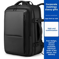Sac à dos pour homme imperméable grande capacité, logo de marque personnalisé, plusieurs compartiments, sac à dos professionnel durable pour homme