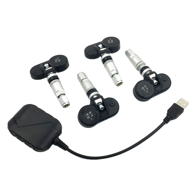 Tire Pressure Monitoring System TPMS With 4PCS Internal Senors TPMS for Android Navigation