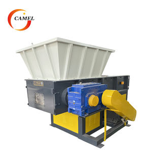 Déchiqueteur de granulés et de purges d'extrusion PE PP PVC ABS PC 500 kg/h / Déchiqueteur de plastique robuste à un seul arbre pour le recyclage - Product Image 2