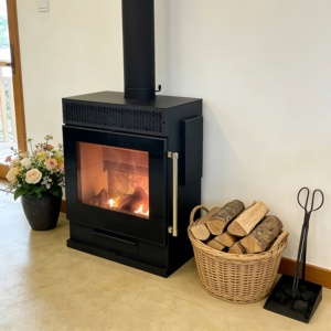 Poêle à <span class=keywords><strong>bois</strong></span> entièrement automatique haut de gamme pour chauffage de cabane, ambiance chaleureuse - Product Image 3