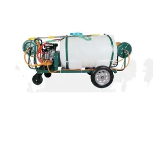 wholesale agricultural large 500L trolley 6.5HP 4 stroke petrol engine gasoline power pressure sprayer pump machine