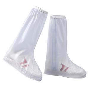 Copriscarpe <span class=keywords><strong>antipioggia</strong></span> a tubo lungo in PVC copriscarpe protettivo antiscivolo ispessito resistente all'usura per uomo donna copriscarpe impermeabile - Product Image 4