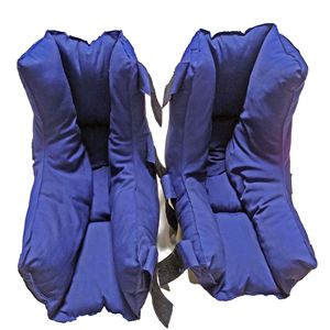 Anti Pressure Sore Heel Pads Blue Cotton One Size For Bedridden Patients Foot Protection <b>Ankle</b> <b>Support</b> - Product Image 3