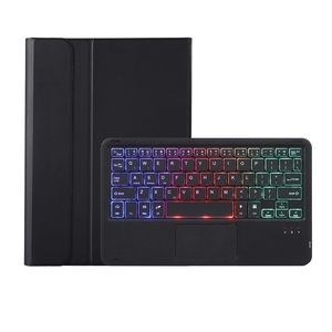 Funda de Cuero con <span class=keywords><strong>Teclado</strong></span> Inalámbrico Retroiluminado Desmontable Ultrafino para <span class=keywords><strong>Huawei</strong></span> <span class=keywords><strong>MatePad</strong></span> SE <span class=keywords><strong>11</strong></span> 2024 AH2-AS, con Panel Táctil - Product Image 2